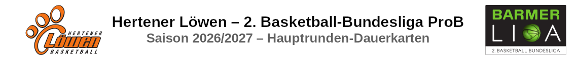 Dauerkarten 2026/2027