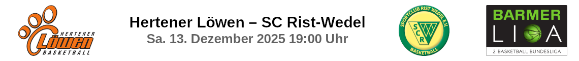 Hertener Löwen – SC Rist-Wedel