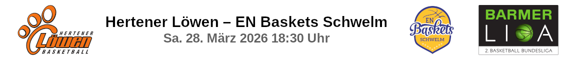 Hertener Löwen – EN Baskets Schwelm