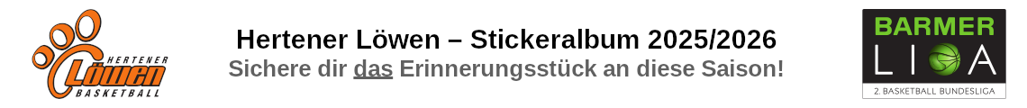 Löwen-Stickeralbum 2025/2026