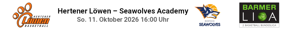 Hertener Löwen – Rostock Seawolves