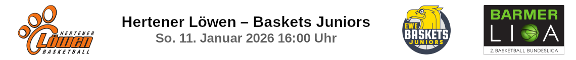 Hertener Löwen – Baskets Junions TSG Westerstede